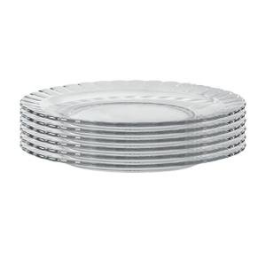 Duralex 9-Inch Glass Paris Dinner Plates - Set of 6