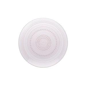 Pink Hobnail Glass Dinner Plates Set of 4