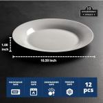 10 Strawberry Street 10.5" Round Dinner Plates Set