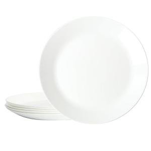 Gibson Home 10-Inch Opal Glass Dinnerware Set