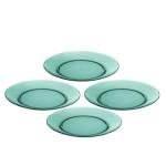 Cobalt Glass Dinner Plates - Set of 4