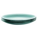 Cobalt Glass Dinner Plates - Set of 4