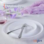 LaGlint 10.5” Lightweight Opal Glass Dinner Plates Set