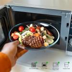 Nutriups 4-Pack 10" Clear Glass Dinner Plates