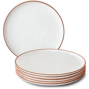 Mora Ceramic Dinner Plates Set of 6 - Vanilla