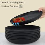 Wrova Unbreakable 11-Inch Wheat Straw Dinner Plates Set