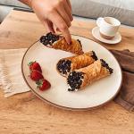 Mora Ceramic Dinner Plates Set of 6 - Vanilla