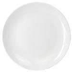 Elama 12-Piece White Porcelain Dinnerware Set