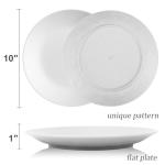 Wrova 10-Inch Unbreakable Wheat Straw Dinner Plates Set