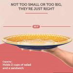 Colorful Boho Dinner Plates Set of 6