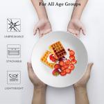 Wrova 10-Inch Unbreakable Wheat Straw Dinner Plates Set