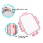 10-Pack Glass Meal Prep Containers with Airtight Lids