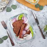 10-Pack Glass Meal Prep Containers with Airtight Lids