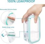 Vtopmart 8-Pack Airtight Glass Food Storage Containers