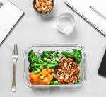 30-Piece Glass Food Storage Containers Set