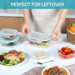 Vtopmart 8-Pack Airtight Glass Food Storage Containers