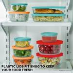 Pyrex 9-Pack Glass Food Storage Containers Set