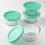 Anchor Hocking 2-Cup Glass Storage Containers Set of 4