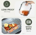 30 oz Glass Meal Prep Containers - 10 Pack
