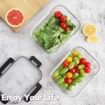 10 Pack BPA-Free Glass Meal Prep Containers