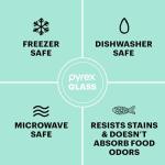 Pyrex 9-Pack Glass Food Storage Containers Set