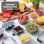 48-Piece Airtight Glass Food Storage Set