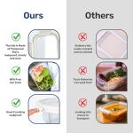 Simple Deluxe Glass Meal Prep Containers with Lids