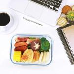 8-Pack 30 oz Glass Meal Prep Containers with Lids