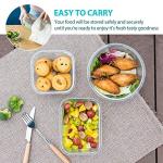 MUMUTOR 24-Piece Airtight Glass Storage Containers