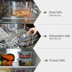 Airtight Glass Food Storage Containers - 6 Pack