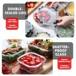 48-Piece Airtight Glass Food Storage Set