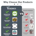 30-Piece Stackable Glass Meal Prep Containers Set