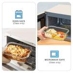 KOMUEE 10 Pack Airtight Glass Storage Containers