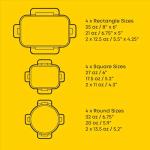 JoyJolt 24pc Airtight Borosilicate Glass Storage Set