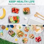 34pcs Airtight Glass Food Storage Container Set