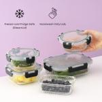 JoyJolt 24pc Airtight Borosilicate Glass Storage Set