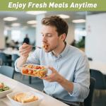 24-Piece Airtight Glass Food Storage Containers Set