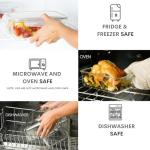 Large Glass Food Storage Containers with Locking Lids