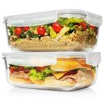 Large Glass Food Storage Containers with Locking Lids