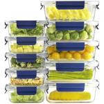 Coccot Airtight Glass Food Storage Containers, 10 Pack