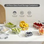 24-Piece Airtight Glass Food Storage Set