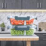 30oz Glass Meal Prep Containers with Lids – 10 Pack