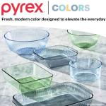 Colorful 6-Piece Glass Mixing Bowls Set