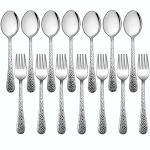 LIANYU Stainless Steel 14-Piece Toddler Silverware Set