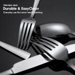 45-Piece Stainless Steel Flatware Set for 8