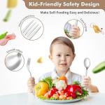 Kids Stainless Steel Utensils Set - 12 Pieces