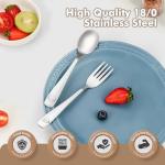 Kids Stainless Steel Utensils Set - 12 Pieces