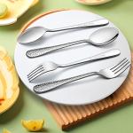 LIANYU Stainless Steel 14-Piece Toddler Silverware Set