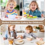 Kids Stainless Steel Utensils Set - 12 Pieces