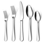 20-Piece Stainless Steel Silverware Set for 4